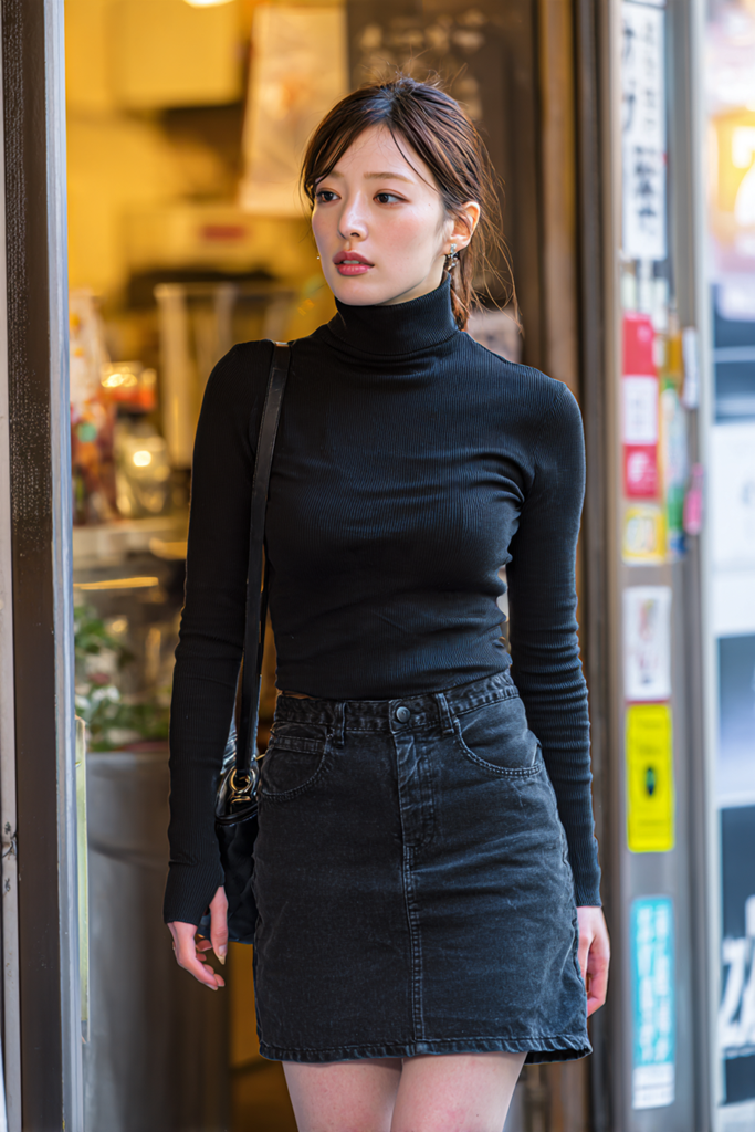 街角の女性