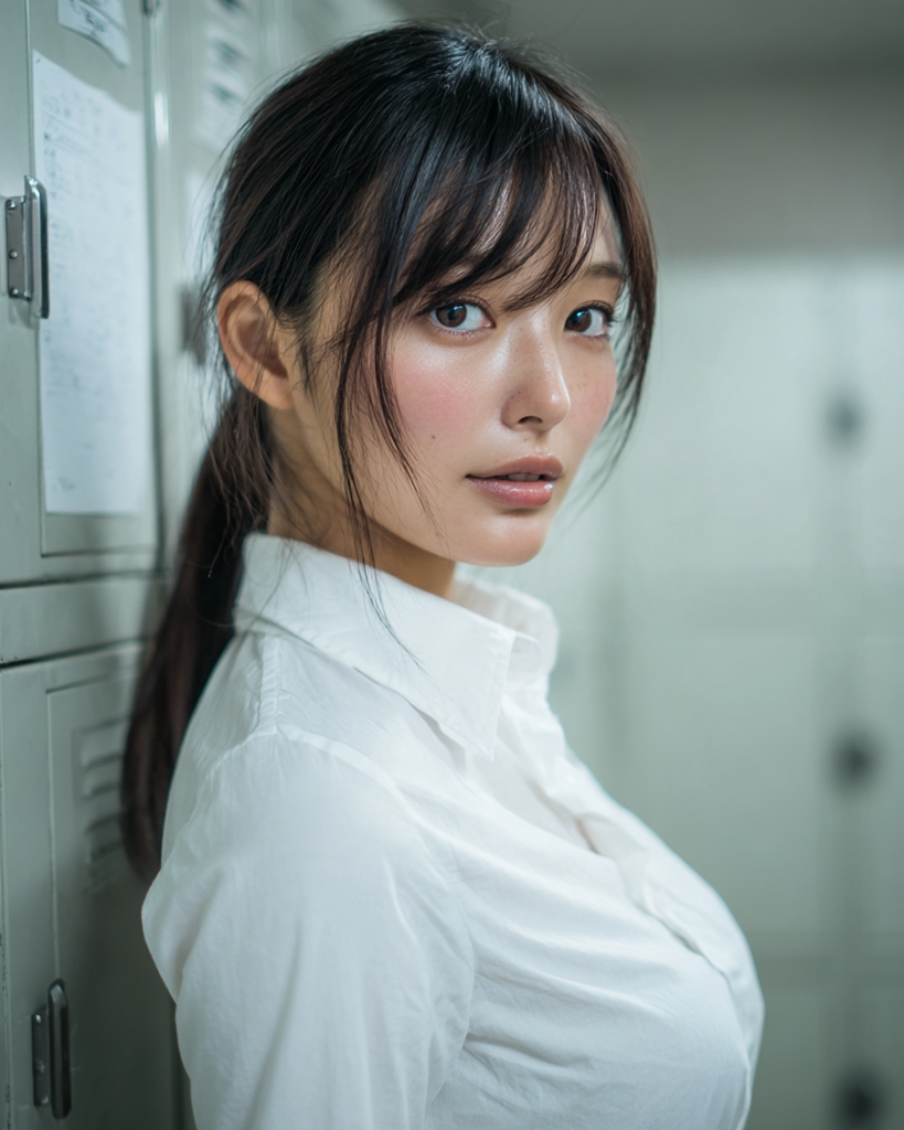 更衣室の女教師