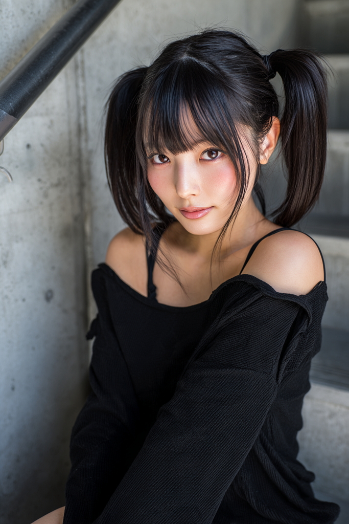 ツインテールの少女