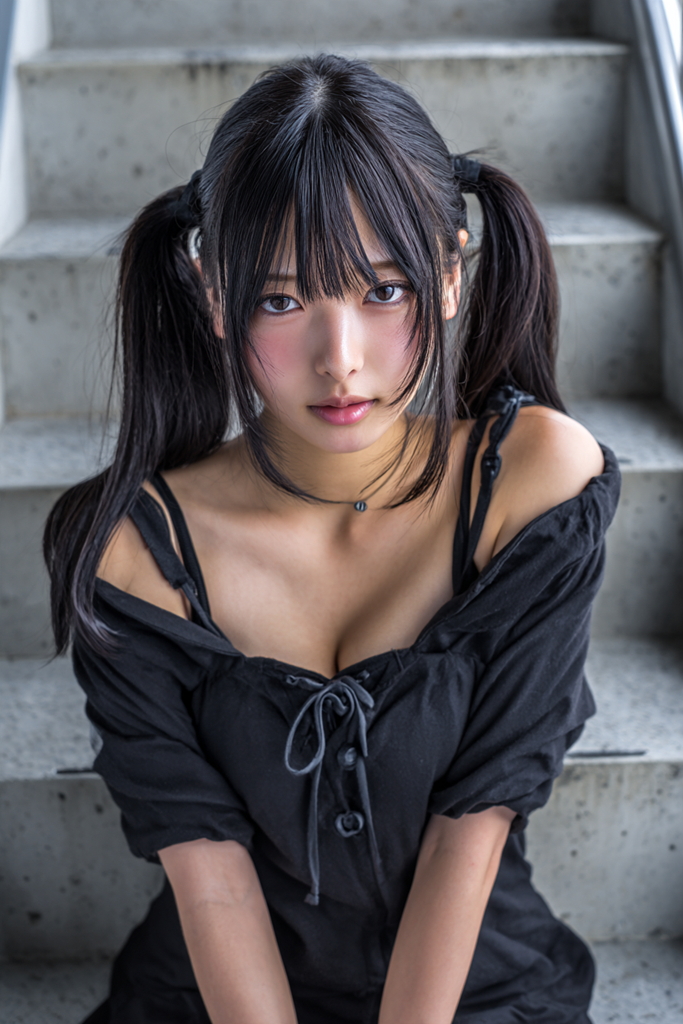 ツインテールの少女