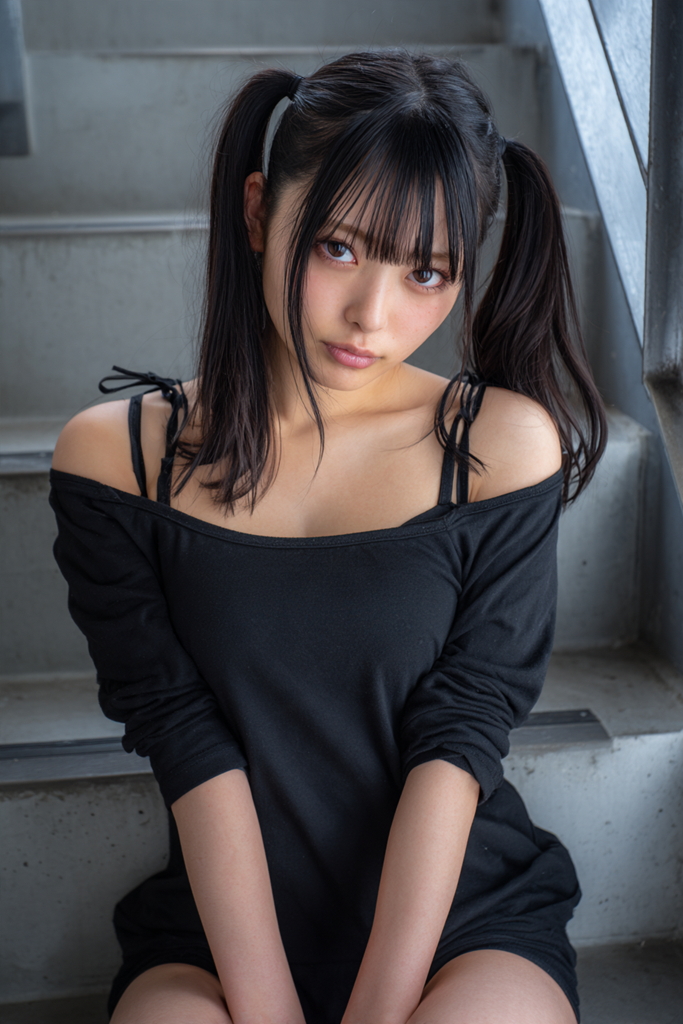 ツインテールの少女