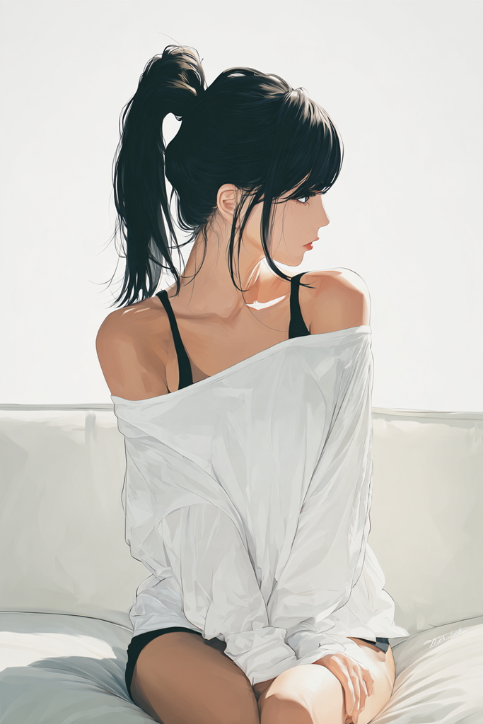 ポニテ女子