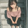 路地裏の美女