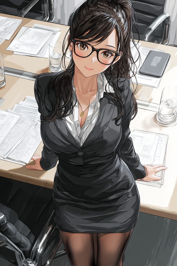 スーツ女子