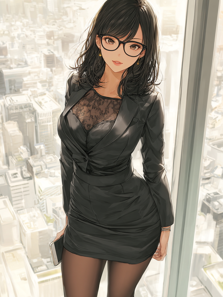 スーツ女子