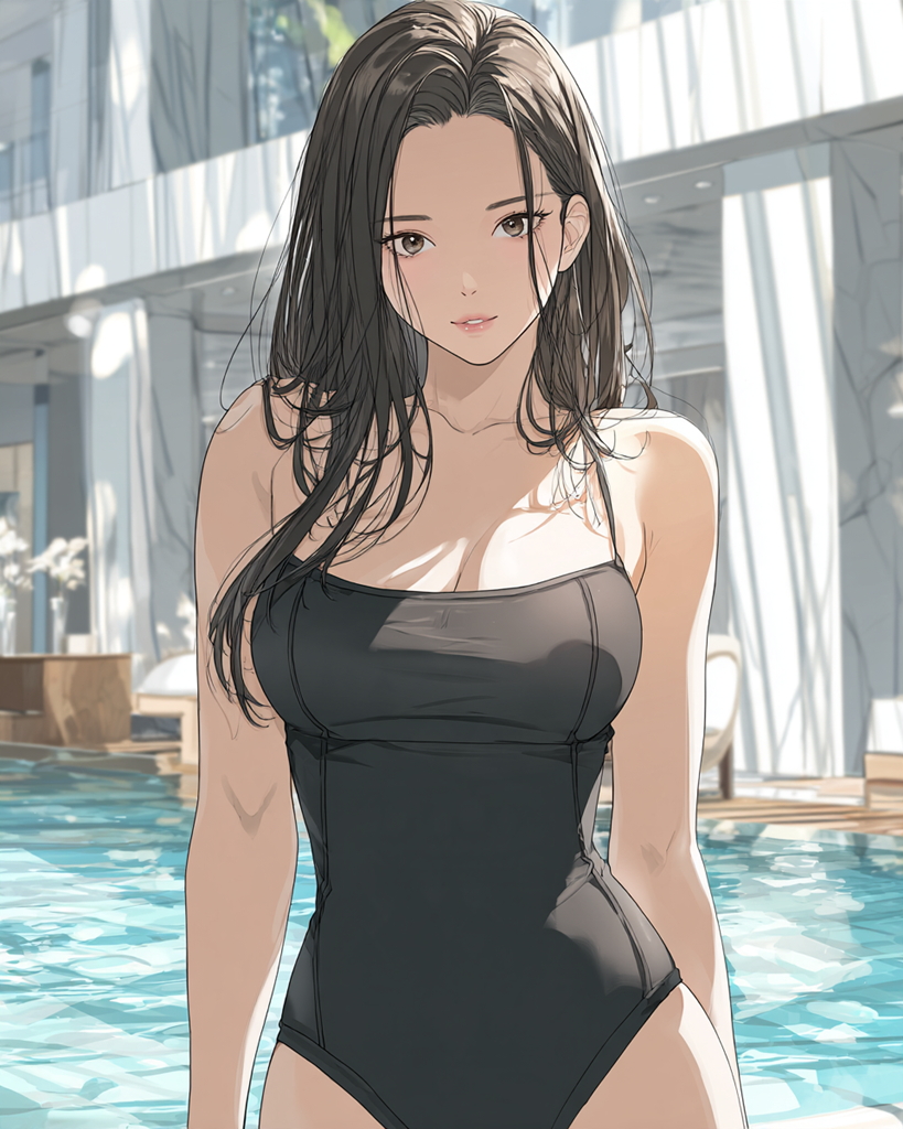 水着美女