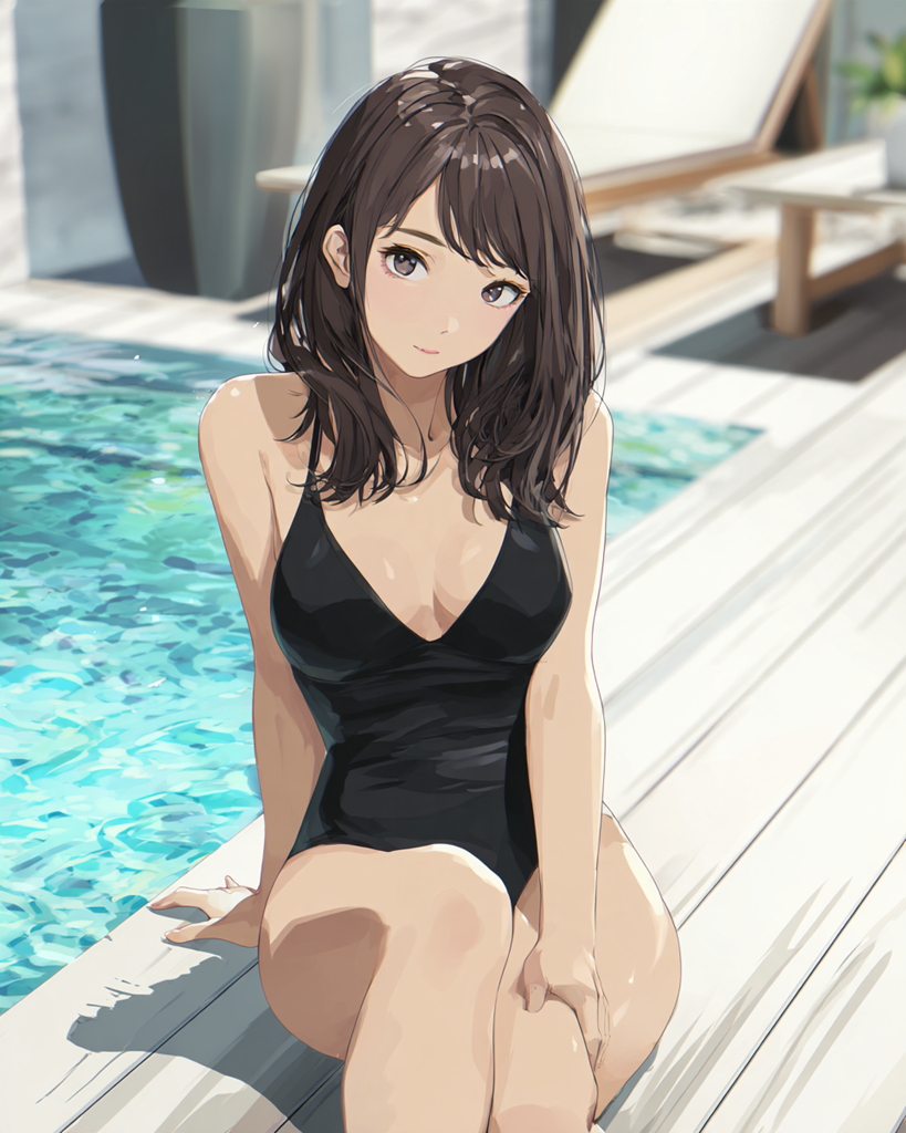 水着美女