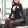 CAの美女