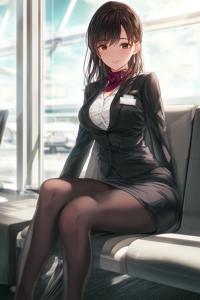CAの美女