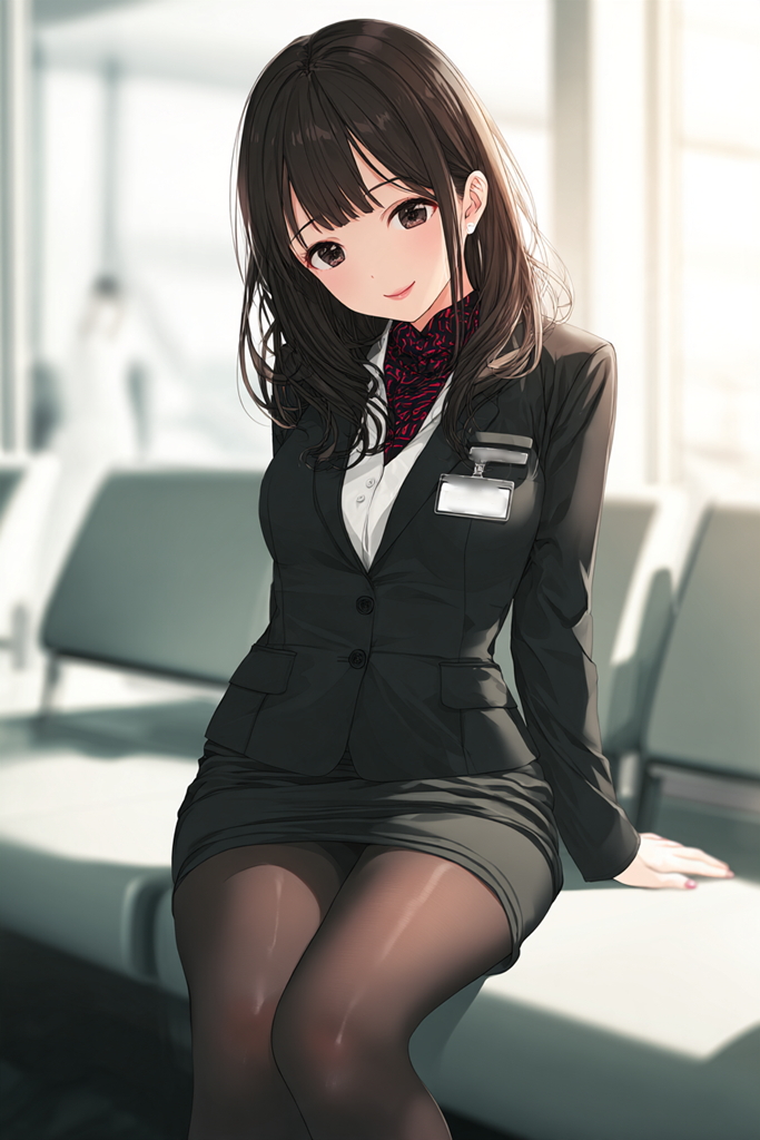 CAの美女