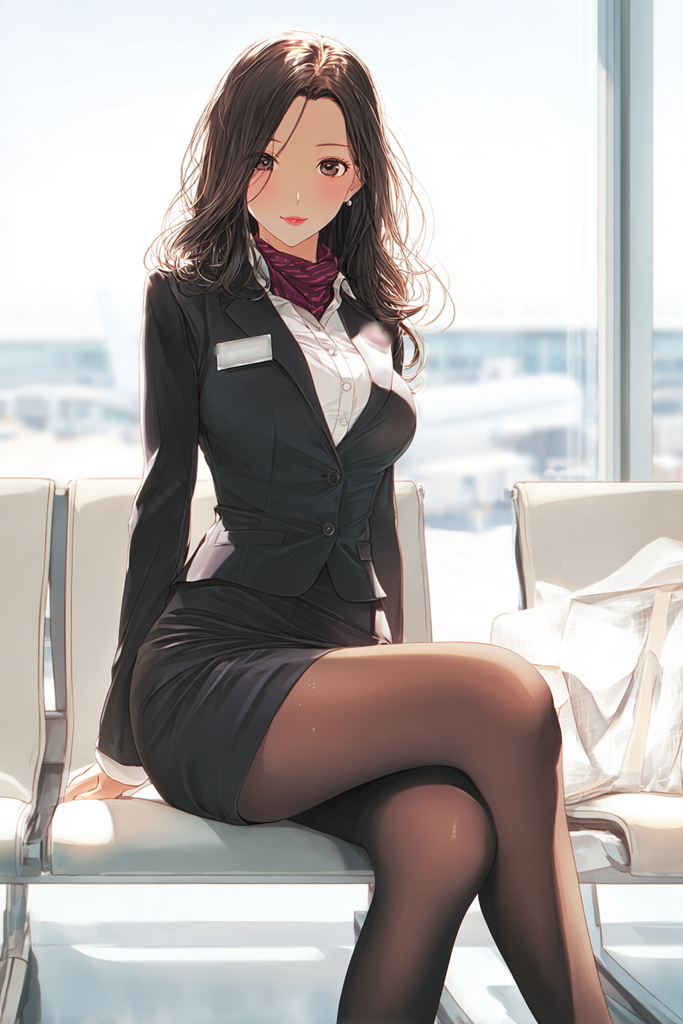 CAの美女