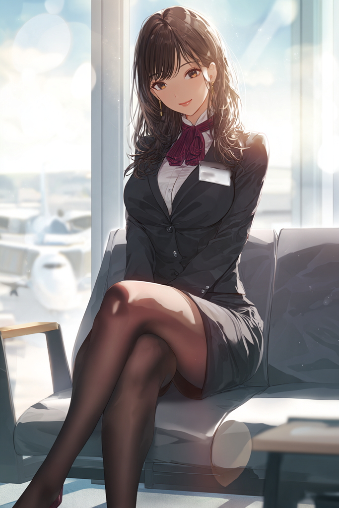 CAの美女