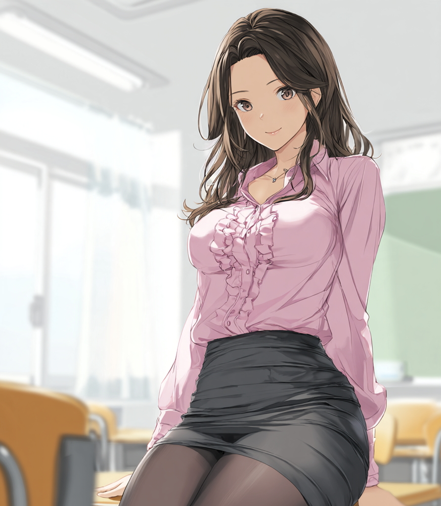 女教師