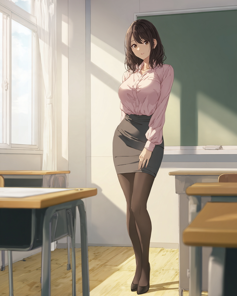 女教師